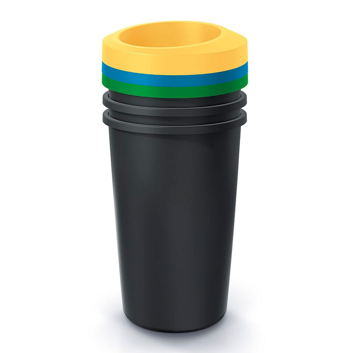 Satz von 3 Recycling-Behältern mit je 45L KEDEN.