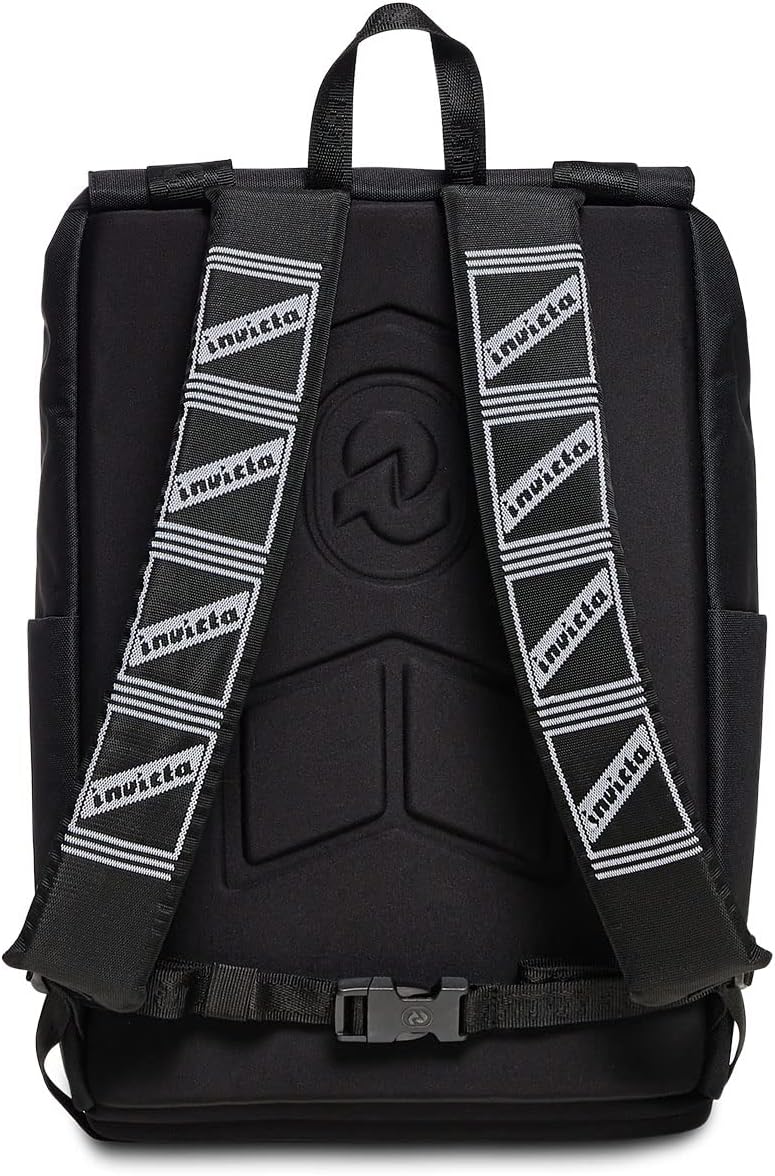 INVICTA Rucksack - URBAN X, Schwarz - Tablet-Tasche - Arbeit und Freizeit, Büro - ECO Material Stoff