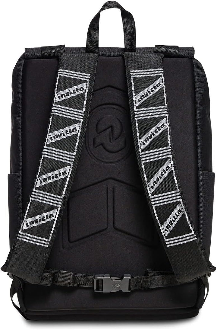 INVICTA Rucksack - URBAN X, Schwarz - Tablet-Tasche - Arbeit und Freizeit, Büro - ECO Material Stoff