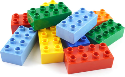 LEGO® DUPLO® 2x4 Bausteine bunt gemischt - 10 Stück - Bausteine für kreatives Bauen