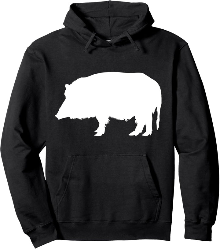 Wildschwein Keiler Schwein Jagen Jagd Jäger Wildnis Tiere Pullover Hoodie