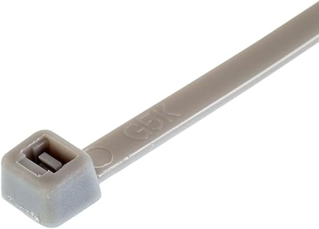 Gocableties Kabelbinder 100 Stück Silber, 450 mm x 9,0 mm mit 79,4 kg Zugfestigkeit, extra starkes,