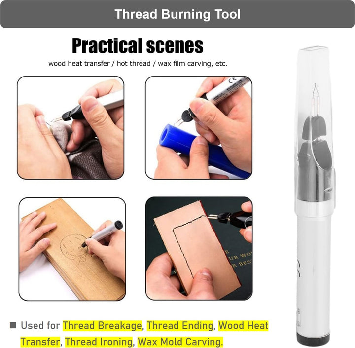 Fadenbrenner, Brennender Fadenstift Werkzeug zum Formen/Fadenbrennen Brennender Fadenstift Trimmen B