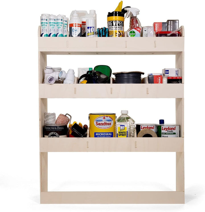 Vanify - Kompatibel mit Renault TRAFIC L1 2015+ Fahrzeugeinrichtung Fahrzeugregale, Fahrerseite hint