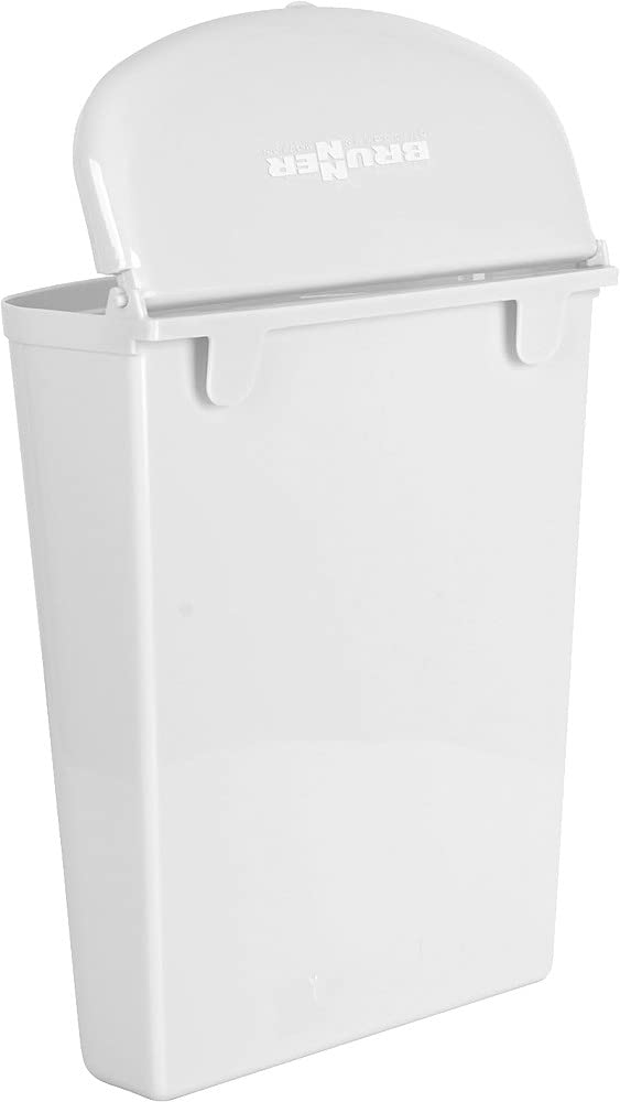 Brunner 1237723 Papierkorb Weiss, Weiß