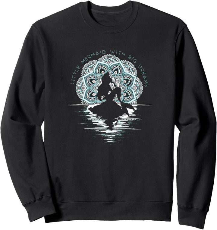 Disney The Little Mermaid Big Dreams Henna Pattern Sunset Sweatshirt