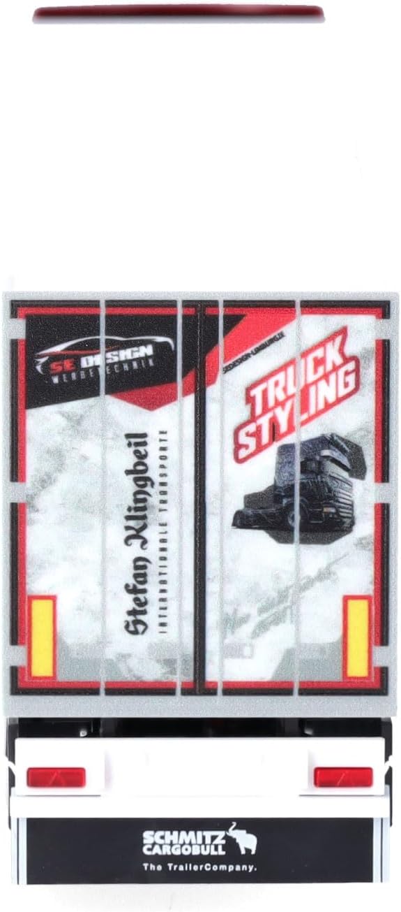 herpa LKW Modell Iveco S-Way Kühlkoffer-Sattelzug Stefan Klingbeil, Miniatur im Massstab 1:87, Samml