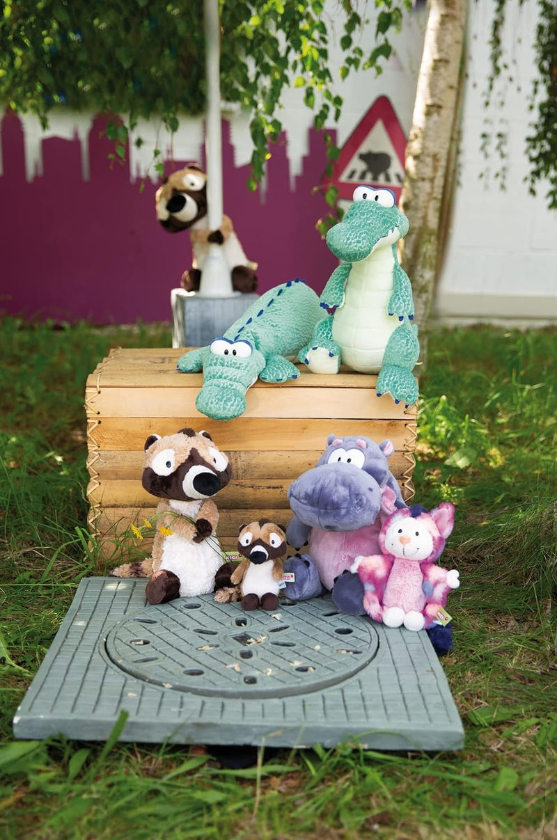 NICI Kuscheltier Krokodil Croco McDile 50cm – Nachhaltiges Plüschtier Krokodil für Mädchen, Jungen &