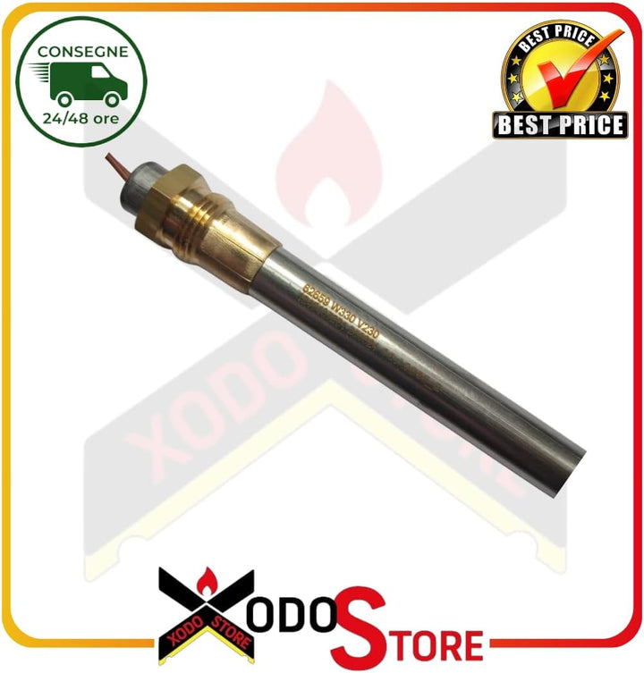 Zündkerze D.12,5 - L 163 mm - 330 W für Pelletofen Pyros, Naturaline, Whitfield