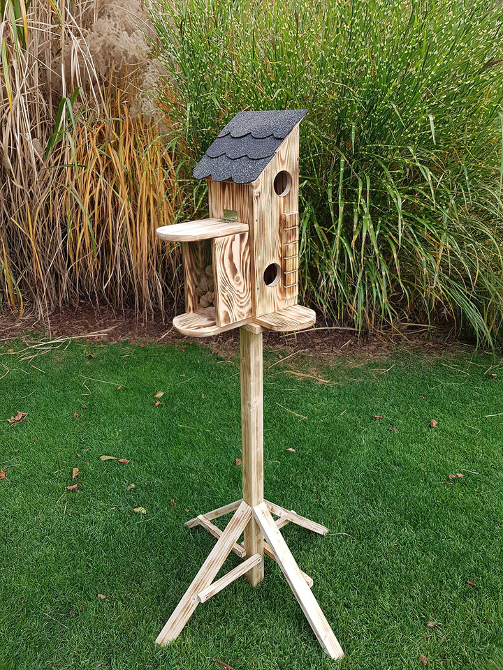 Garten und Holztrends Eichhörnchenfutterhaus-Eichhörnchen-Eichhörnchenhaus-Kobel-Eichhörnchenhaus-Ei