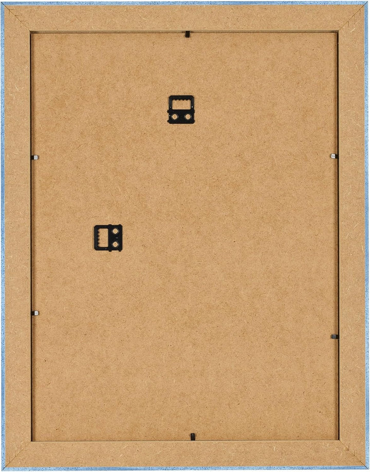 yd. Your Decoration - Bilderrahmen 75x100 cm - Hellblau Gewischt - Bilderrahmen aus MDF mit Acrylgla