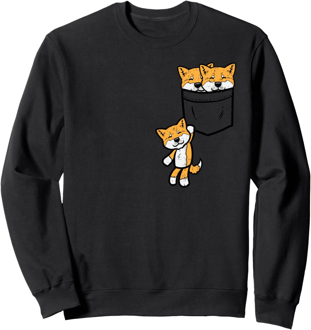 Pocket Shiba Inu Welsh Corgi Dog Cute Animal Pet Lover Gift Sweatshirt