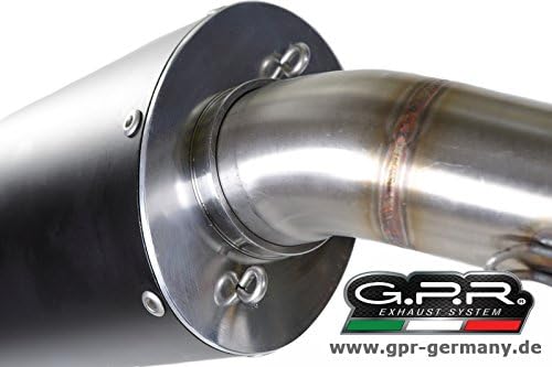 GPR Exhaust System, Auspuff, DB.31.FUNE, Endkappe genehmigt, mit Derbi Senda Drd R/Sm 2009/13 Furore