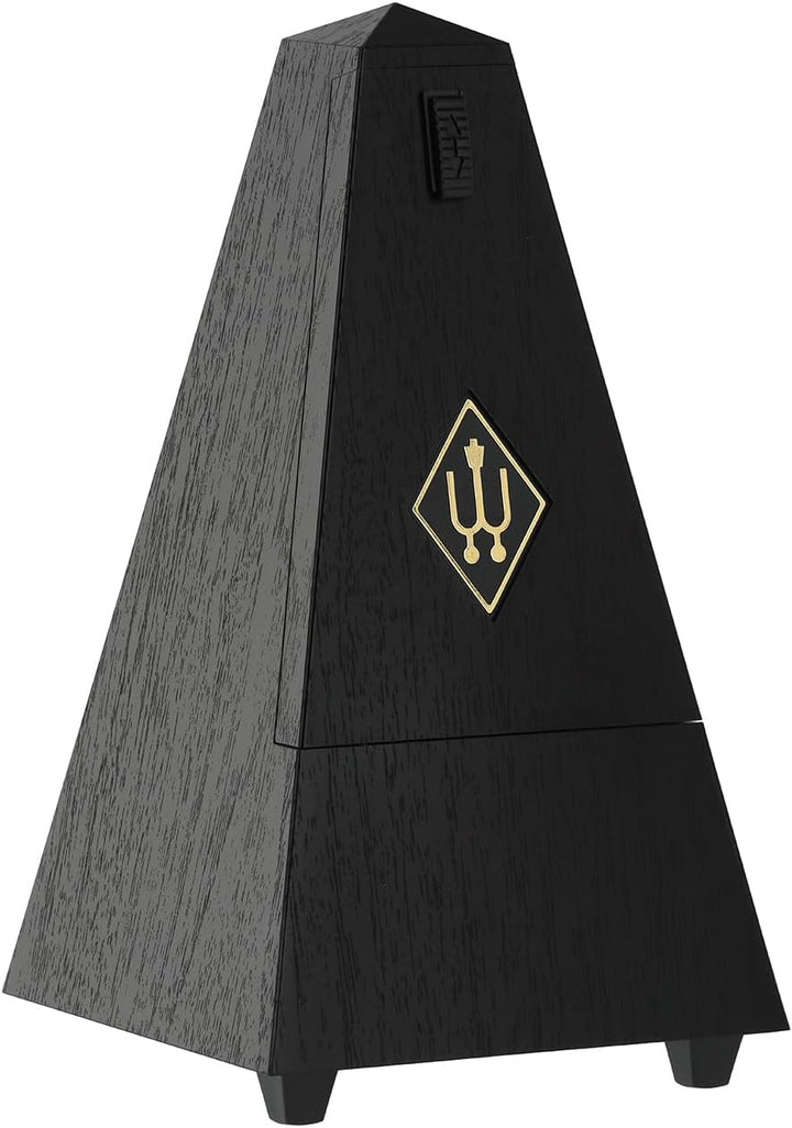 Wittner Metronom 855161 Kunststoffgehäuse mit Glocke Taktell Pyramidenform schwarz, schwarz