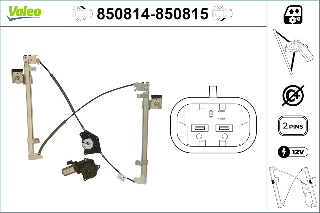 Valeo Fensterheber 850814