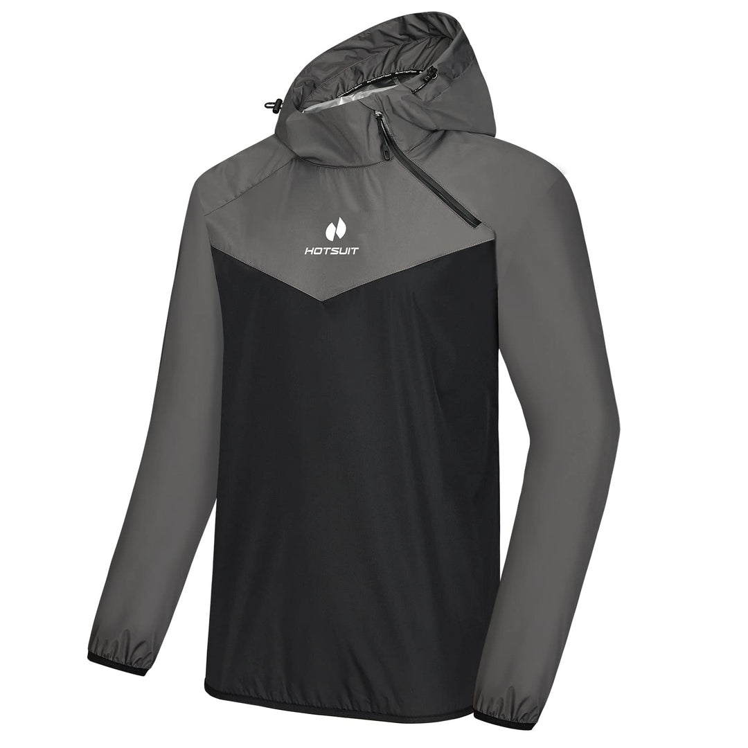HOTSUIT Schwitzjacke/Schwitzanzug Herren Trainingsanzug Sportanzug Fitness Schwitzanzug Trainingshos