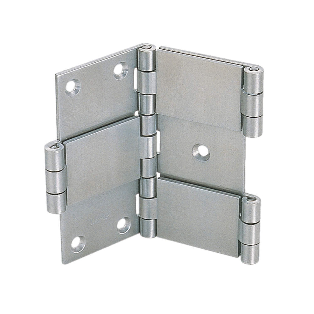 Sugatsune HG-BH70 Edelstahl 304 Doppelscharnier, satiniert, 7,5 mm Blattstärke, 78 mm offene Breite,