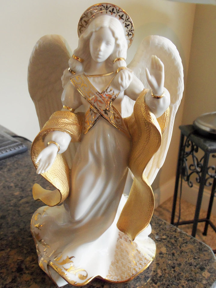 Lenox Erste Segen Porzellan Krippenfigurenset, Angel of Peace