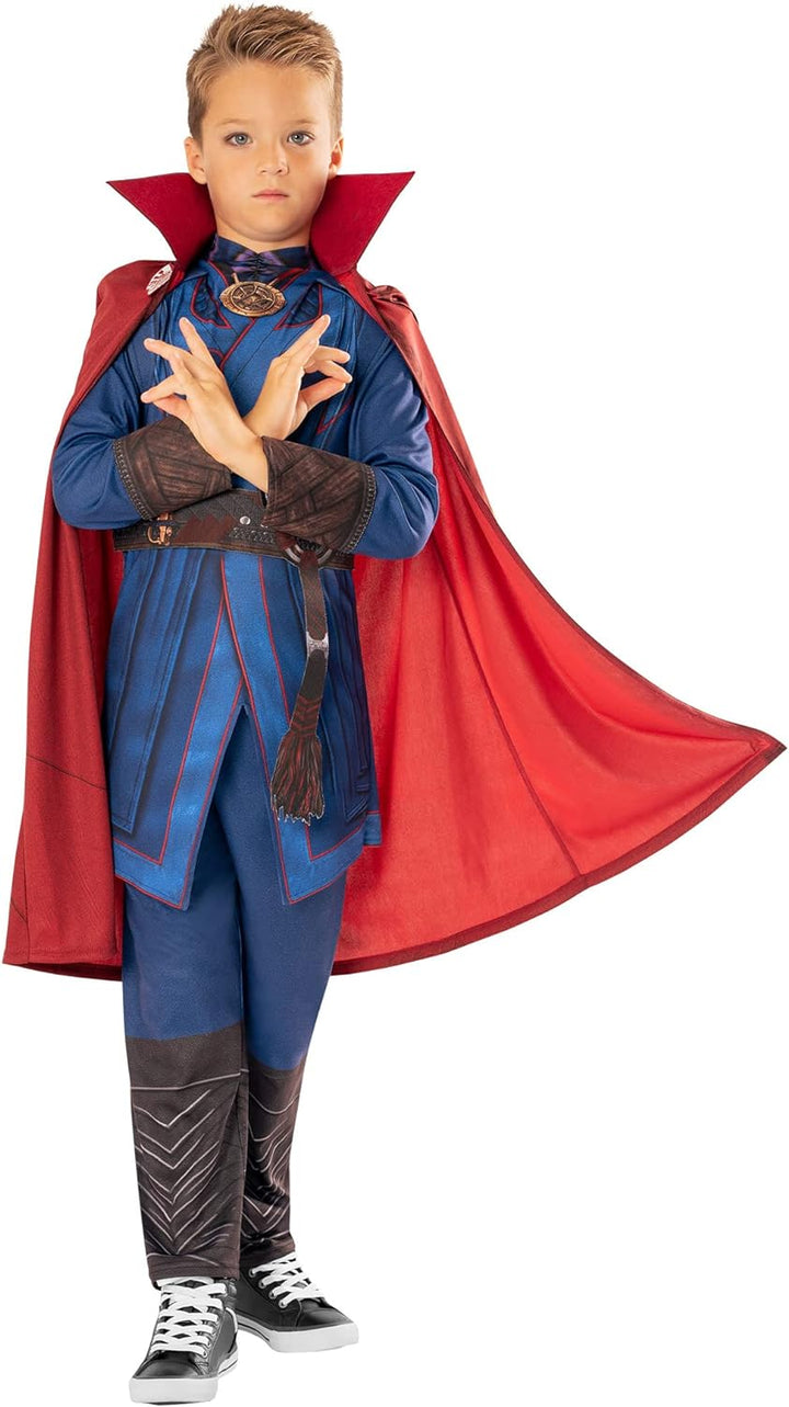 Rubie's Offizielles Marvel Dr. Strange im Multiversum des Wahnsinns Dr. Strange Deluxe-Kostüm für Ki