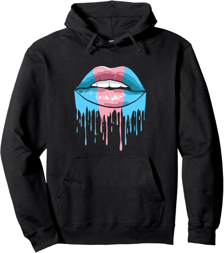 Transgender Pride Flag Pullover Hoodie