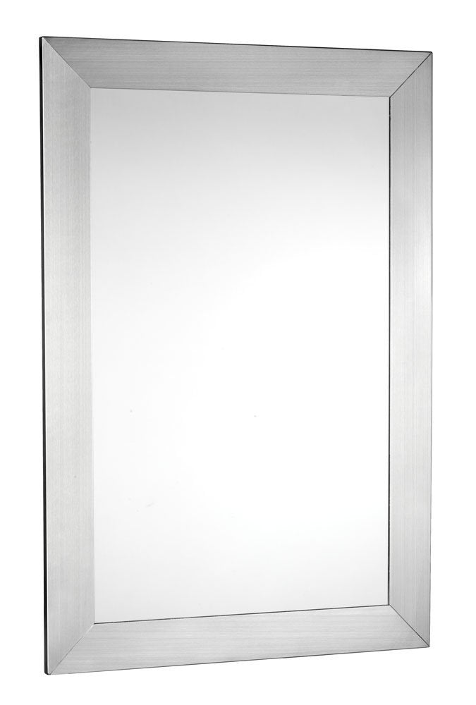 Croydex Parkgate Badezimmerspiegel Spiegel, Edelstahl, Silber, 920 x 610 x 19mm, Parkgate
