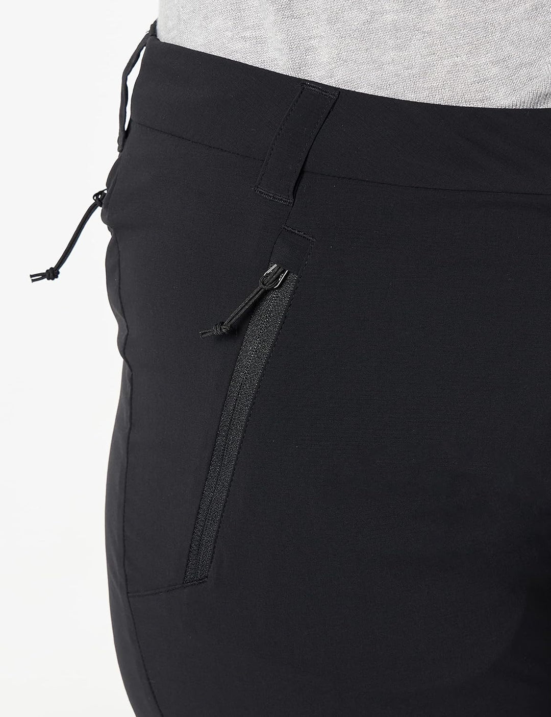 Jack Wolfskin Damen Glastal Zip Off Pants Wanderhose, Schwarz, 44 EU