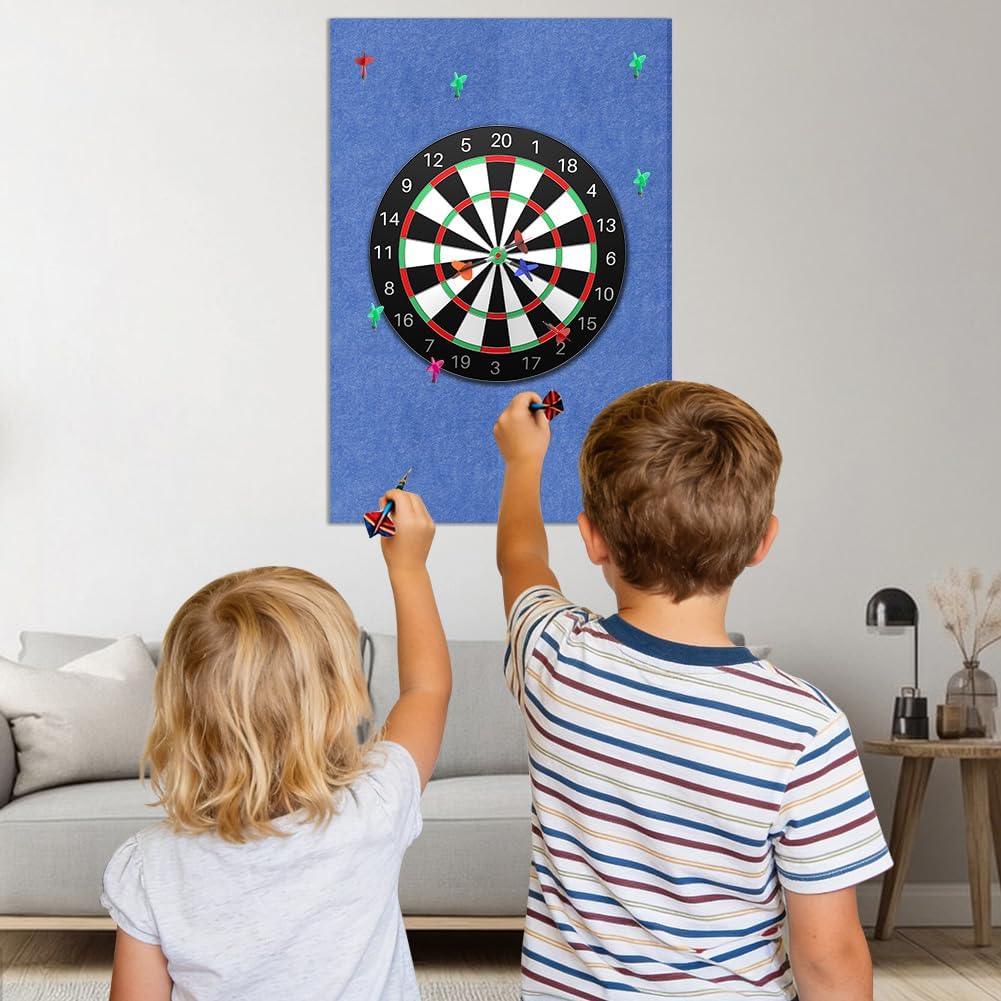 Dartboard-Wandschutz, Filz-Dartboard-Wandschutz, Wandumrandung für Dartboard-Rückseite, Selbstkleben