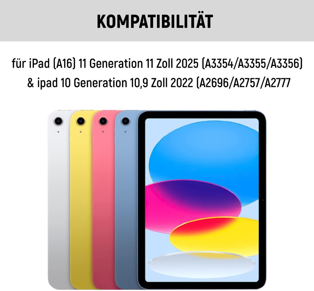 Lielax für iPad 10. Generation Hülle mit Tastatur (10,9", 2022), Hülle mit Tastatur für iPad 10,9 Zo