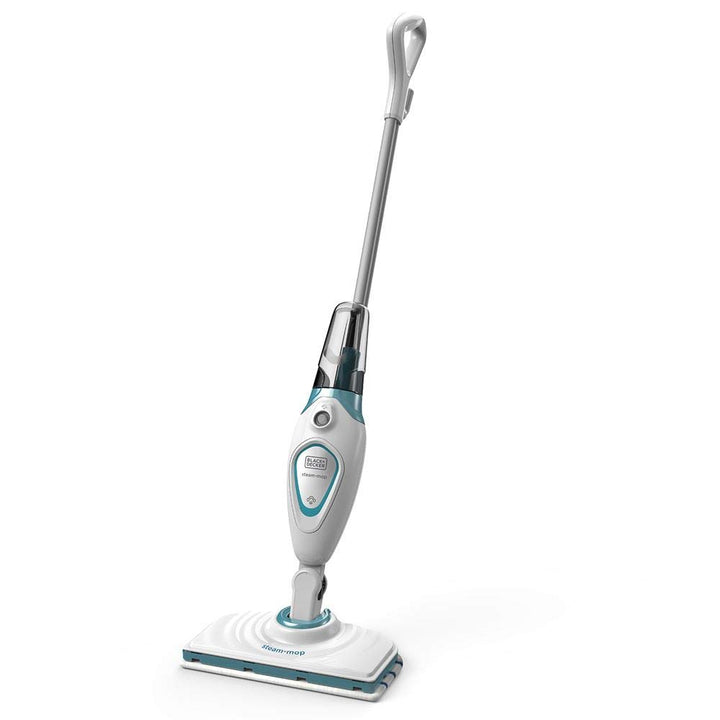 Black+Decker 1600W Steam Mop Dampfbesen BDS1616R (mit abnehmbaren Wassertank, inkl. 2 Pads und 1 Tep