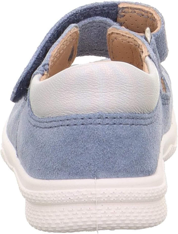 Superfit Mädchen Polly Sandale, Blau Silber 8000