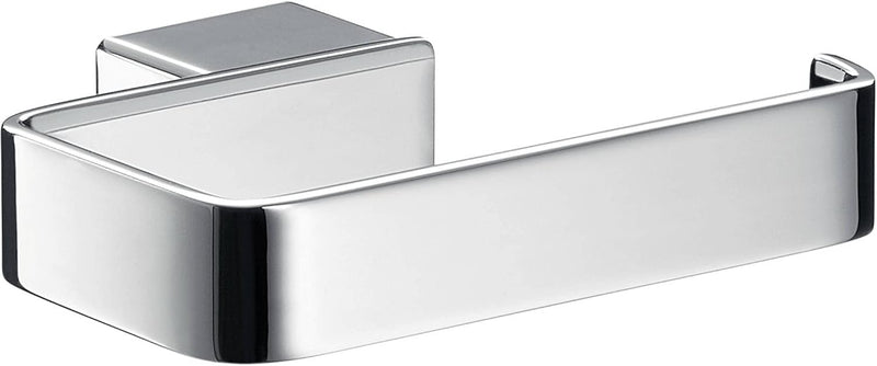 emco LOFT Papierhalter ohne Deckel, eleganter Toilettenpapierhalter zum Schrauben aus Aluminium, hoc