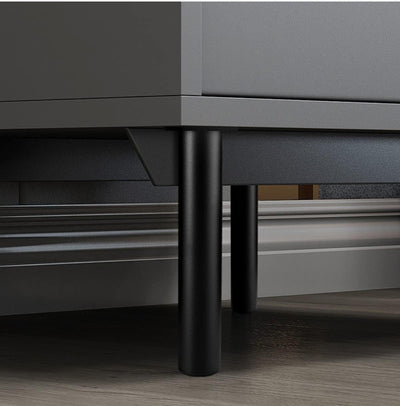 Qrity 250mm Höhe Möbel Beine Schrankfüsse Aluminiumlegierung Küchenfüsse Sofa Füsse Metall Tischbein