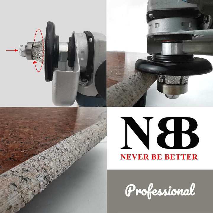 NBB Diamant-Profilscheibe Diamantfräser Fräsbohrer Trennreibahle Profilierungs-Bit für Porzellan Fli