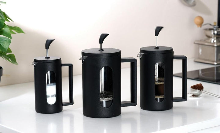 Ritzenhoff & Breker Adana Kaffeebereiter, 800 ml, French Press aus Borosilikatglas und Edelstahl, Ma