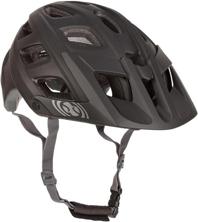 IXS Enduro MTB-Helm Trail EVO Grape Schwarz SM (54-58cm), Schwarz SM (54-58cm)