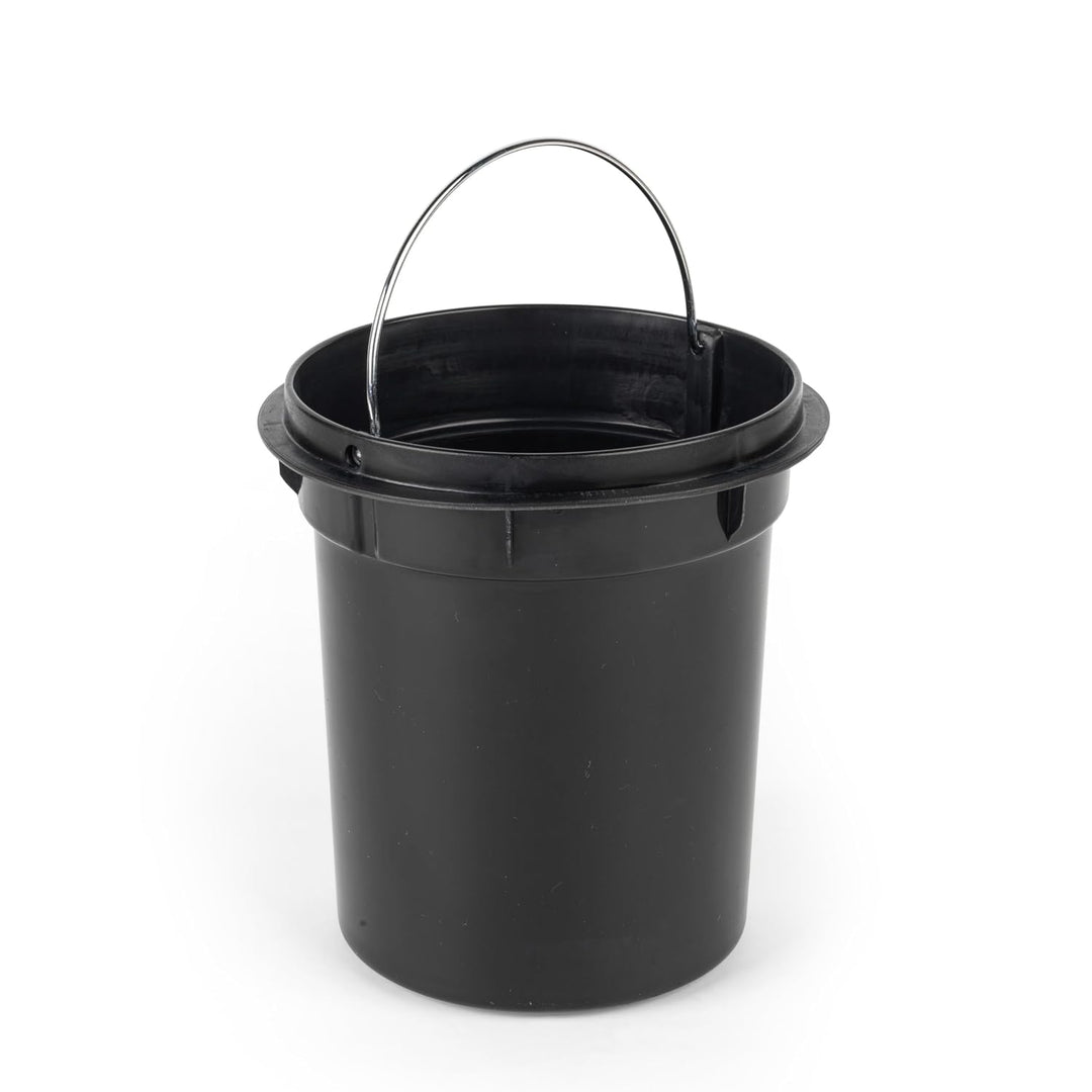 Beldray LA038098SS Badezimmer-Fusspedal-Mülleimer - Kleiner runder Edelstahl-Hygienemülleimer für Sc