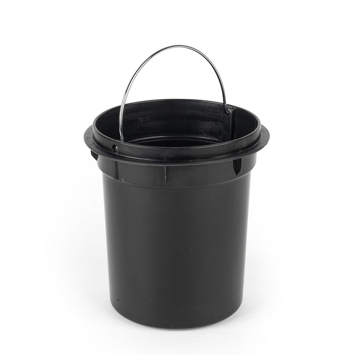 Beldray LA038098SS Badezimmer-Fusspedal-Mülleimer - Kleiner runder Edelstahl-Hygienemülleimer für Sc
