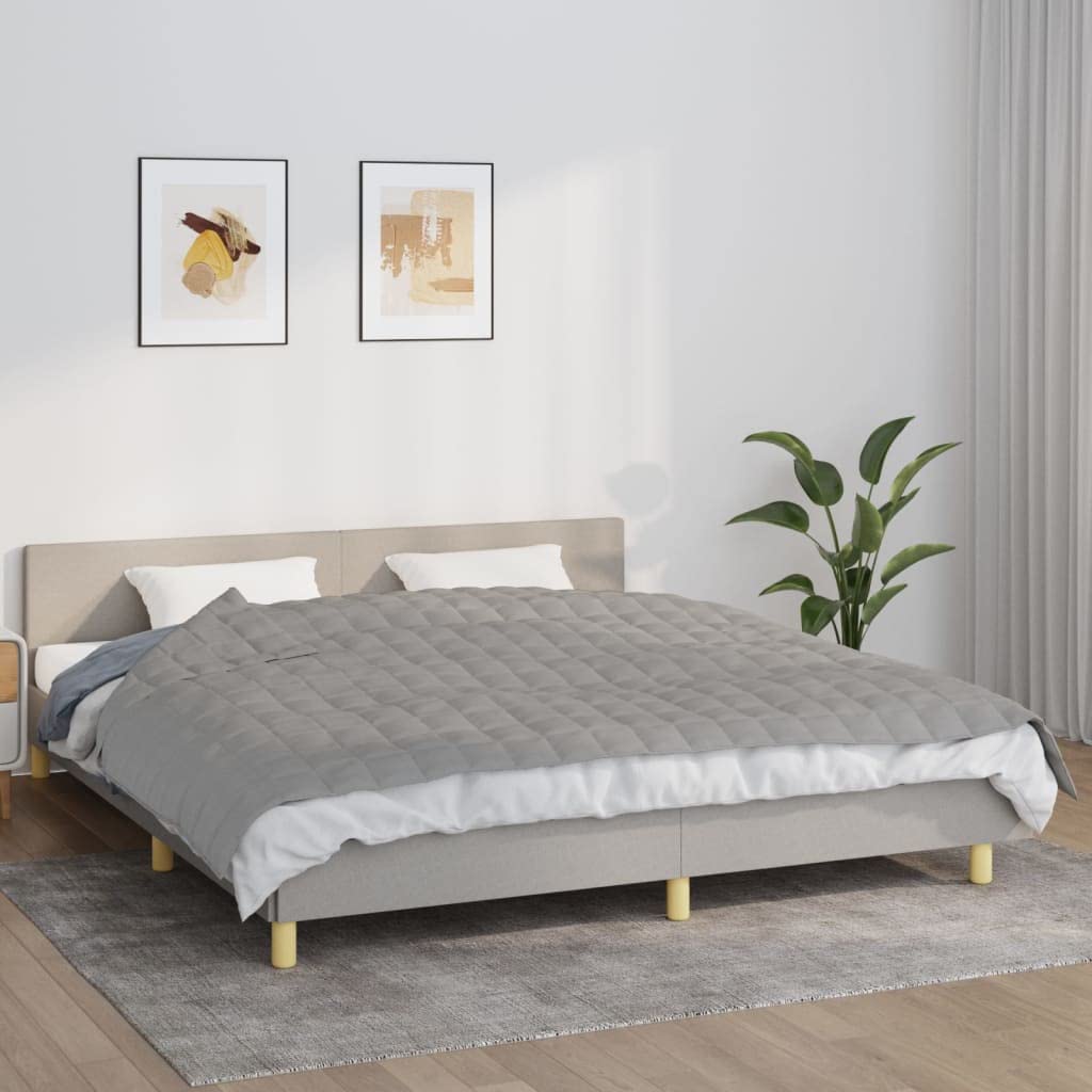 SKM Gewichtsdecke Grau 155x220 cm 11 kg Stoff, Weight: 11.4 kg, 350723 Grau 155 x 220 cm,11 kg, Grau