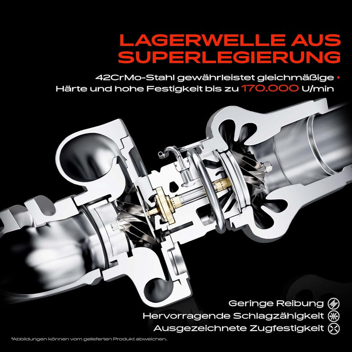 Frankberg Turbolader Kompatibel mit Fluence L3 1.5L 2010-Heute Scénic III JZ0/1 1.5L 2009-Heute Mega