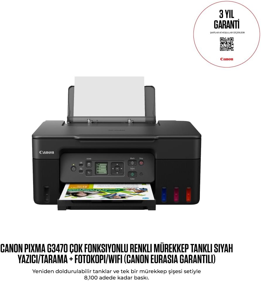 Canon PIXMA G3470 Tintenstrahl A4 4800 x 1200 DPI WLAN (5805C009)