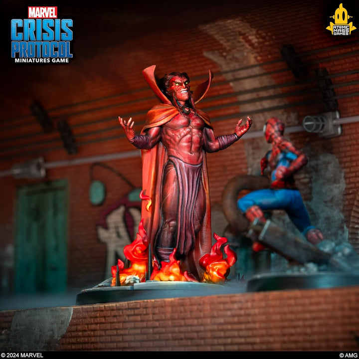ATOMIC MASS GAMES, Marvel Crisis Protocol - Mephisto, Charakter-Erweiterung, Tabletop, 2 Spieler, ab