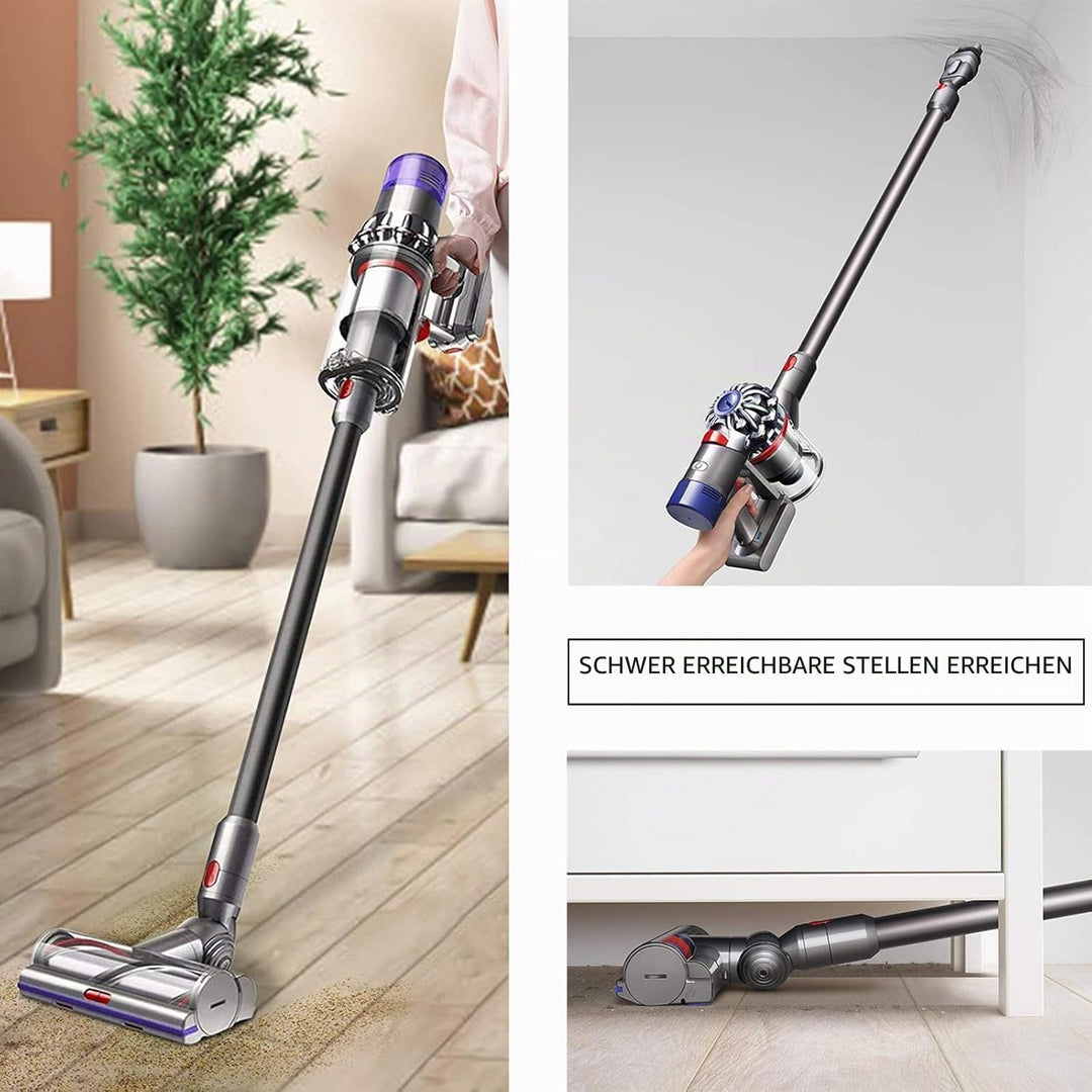 Schnellspanner-Verlängerungsstab, kompatibel mit Dyson V7, V8, V10, V11, V15, Staubsaugeraufsatz, Er