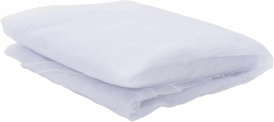 Gecheer Moskitonetz für Pavillon, 220 Mesh Polyester, Reissverschluss, Klettband, 6x3x2 m, Weiss, fü