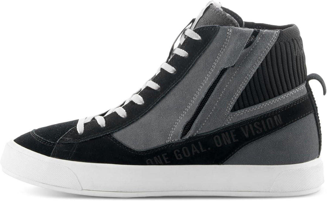 Alpinestars Stated Motorrad Schuhe, schwarz/grau/weiss, 9 (42) Schwarz Grau Weiss 42 EU, Schwarz Gra