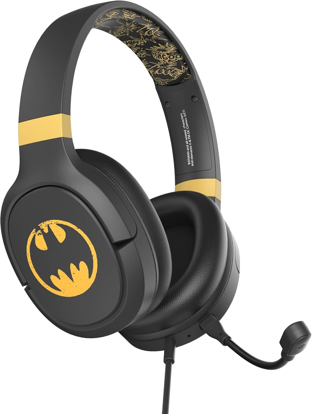 OTL Technologies DC0885 DC Comics Batman Pro G1 Wired Gaming Headphones Black