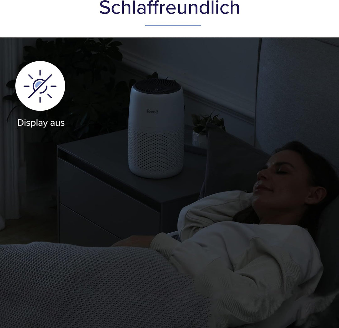 LEVOIT Luftreiniger mit Aromatherapie, HEPA Luftfilter gegen Schimmel, Staub und Tierhaare bis zu 0,