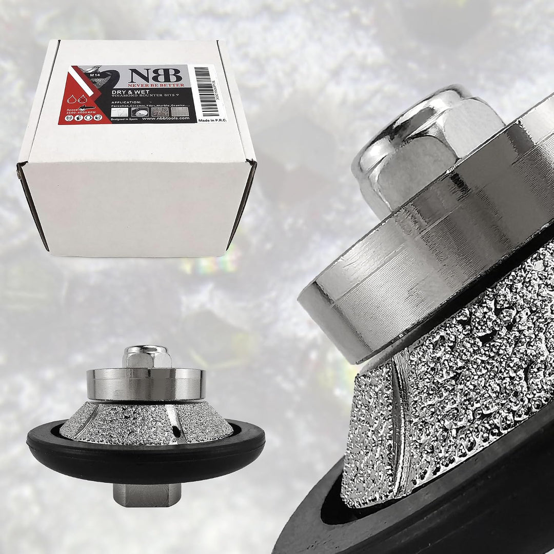 NBB Diamant-Profilscheibe Diamantfräser Fräsbohrer Trennreibahle Profilierungs-Bit für Porzellan Fli