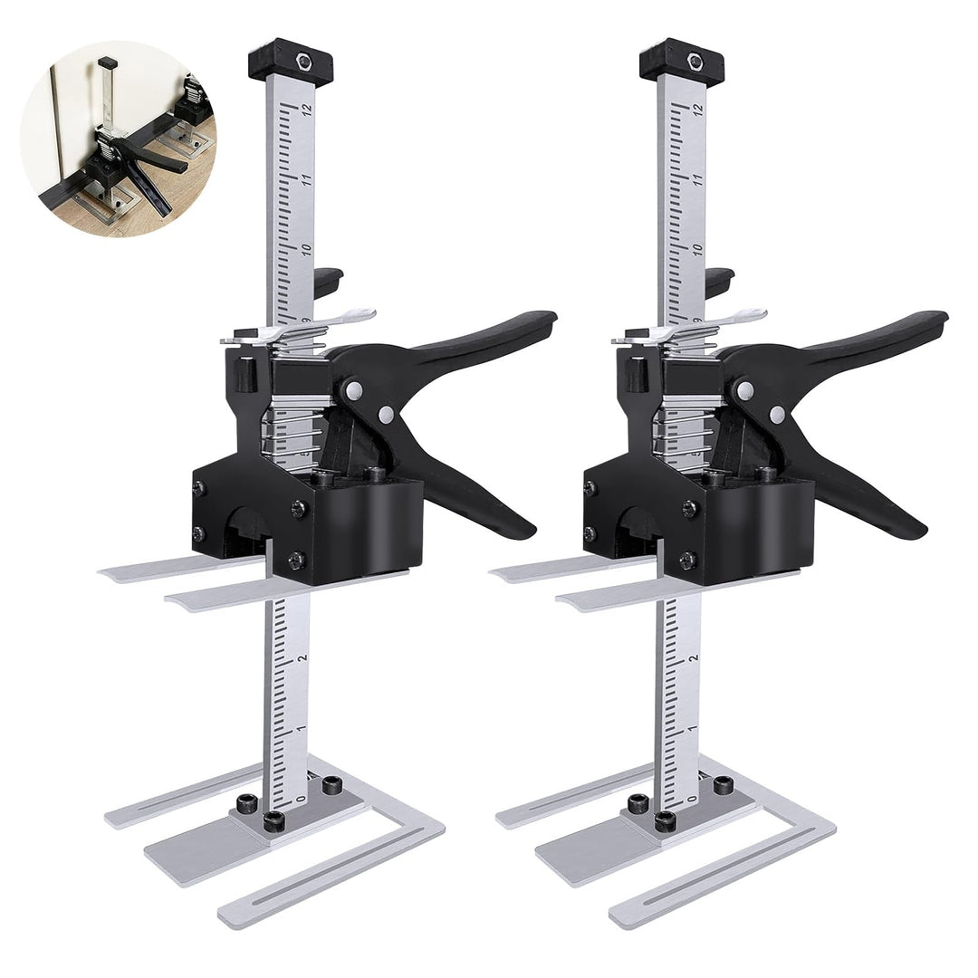 MaxAwe 2 Stk Arbeitssparender Arm Handheld Jack Tool mit Skala, 35cm Höhenversteller, 240kg Hebewerk