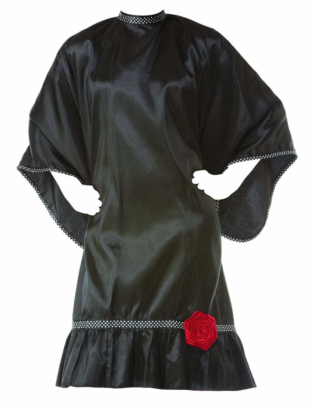 Olivia Garden Boutique Wasch- und Frisierumhang aus Polyester, schwarz, Frisierumhang