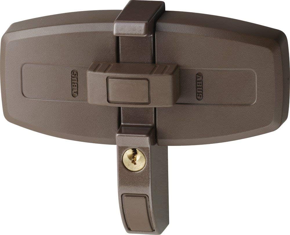 ABUS Fenster-Zusatzsicherung DFS95 AL0145 - Sicherung für Doppelflügelfenster, gleichschliessend - A